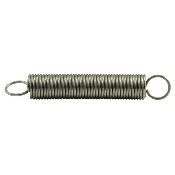 Midwest Fastener 3/4" x 0.080" x 5" 18-8 Stainless Steel Extension Springs 2PK 38845